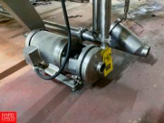 5 Hp. Centrifugal Pump, Baldor Motor S/S Head 2'' Inlet/Outlet Rigging Fee: $75