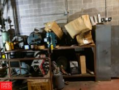 Table of Motors, Electric Starters. Rigging Fee: $1025