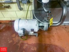 Fristam 15 Hp. Centrifugal Pump Model FT401-205, and S/S Clamp Type Head, 3''Inlet/Outlet Rigging