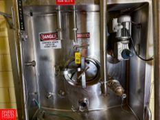 Mueller 25,000 Gallon S/S Jacketed Silo, With Agitation Model 35VW25-380 Serial 13829-2 **SUBJECT TO