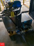 S.S 25 Gallon Mix Tank With Pump Agitator. Rigging Fee: $150