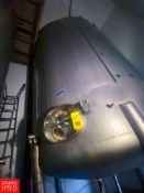 Mueller 7,000 Gallon S/S Vertical Tank, With Vertical Agitation, Model ATMOS, Serial 378434