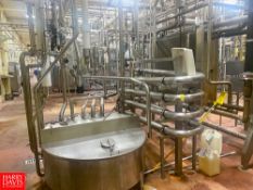 APV Pasteurizer,With Plate Heat Exchanger, Balance Tank, And Holding Tube Rigging Fee: $4250