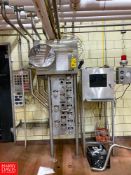 S/S Flowveter Station 18 port with Jumpers and Air Valves, Controls Rigging Fee: $200
