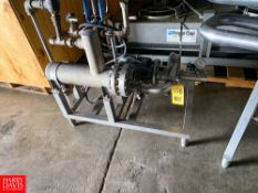 Tri Clover, Centrifugal Pump, 2''Inlet 3''Outlet, With Tube Heat Exchanger. Rigging Fee: $300