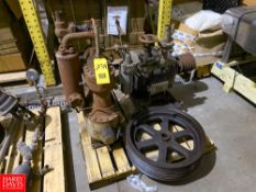 Vilter Ammonia Compressor, 2 Cylinder. Rigging Fee: $150