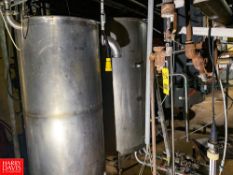 2, Tank Cip System, With, Tube Heat Exchanger. Rigging Fee: $1650