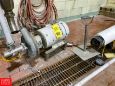 Fristam 7.5 Hp. Centrifugal Pump, Model, FT401-205 3'Inlet/Outlet, Clamp Type Rigging Fee: $75