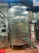 Watson Metal Master Inc. 2,000 Gallon S/S Holding tank Serial 2669-2 Rigging Fee: $1800