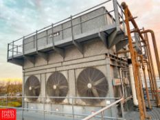 Frick Evaporative Condenser, 3 Fan, Model, XLP-XL940, S/N, 42315-100 Rigging Fee: $9275