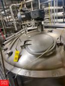 Cherry Burrell 2,000 Gallon S/S Dome Top Processor, Model EPDA, S/N, 2000-67-1406 Rigging Fee: $