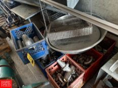 Misc. Fittings, Valves, Tank legs, Conveyor Parts (No Truking Equipment Included) Rigging Fee: $100