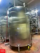 Watson Metal Master Inc. 2,000 Gallon S/S Done Top Cone Bottom Jacketed Tank Serial 2669-2 Rigging