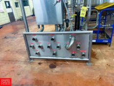 S/S FlowVeter Station 12 Port With Cross overs 3'' Inlet/Outlet Rigging Fee: $200