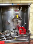 Mueller 5,000 Gallon, S/S Vertical Jacketed Tank, With Vertical Agitation Model SVW-5070, Serial