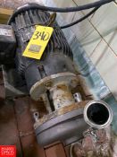 Fristam 15 Hp. Centrifugal Pump,Model, FZX2250, 2.5'' Inlet/Outlet, Clamp Type Rigging Fee: $100