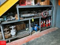 Table of Ammonia Valves Rigging Fee: $1025