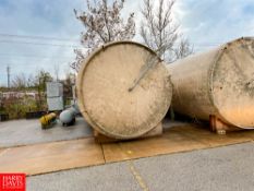 Mueller 20,000 Gallon, S/S Jacketed Silo, With Vertical Agitation Rigging Fee: $1500