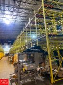 Sections Drive in Racking, 3 Tier, 3 Deep, With Slide Rail System **MAY BE REMOVED BY THE BUYER