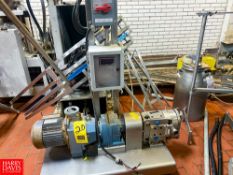 Ampco 3 Hp. Positive Displacement Pump Model ZP1-030DM, Clamp Type Rigging Fee: $100