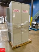 Metal 2-Door Vertical Storage Cabinet