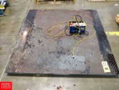 Thurman Floor Scale 5' X 5', with Mettler Toledo Display Rigging Fee: $100