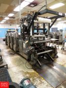 Witt Engineering Offset Printing Press 3- Color, Electronic Web Guides, with Electrical Cabinet