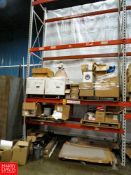 Contents of Pallet Racking to Include: Light Hoods, Ballasts, Flourecent Light Bulbs Rigging Fee: $