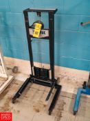 Manual Winch Roll Handling Cart Rigging Fee: $80