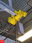Budgit 2-Ton Electric Hoist, With Intercomp Scalr Model CS3000 Rigging Fee: $100