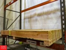 Contents of Pallet Racking to Include: Tubing, Spare Motor Parts, Saw Horses Rigging Fee: $300