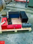 Pallet of Assorted Tool Boxes Rigging Fee: $80