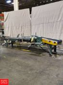 Hytrol 11' x 1' Powered Belt Style Conveyor Rigging Fee: $300-400
