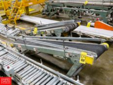 Hytrol 8' X 1' Powered Belt Style Incline Conveyor Rigging Fee: $1200