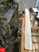 Dorner 8' X 1' Powered Belt Style Incline Conveyor Rigging Fee: $200