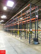Sections of Pallet Racking to Include: (26) 18' Uprights, (144) 8' Horizontals