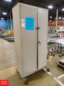 Metal 2-Door Vertical Storage Cabinet