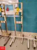 Manual Winch Roll Handling Cart Rigging Fee: $80