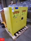 Eagle, 30 Gallon Flammable Liquid Storage Cabinet, Model: 1932LEGS