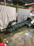 Hytrol 11' X 1' Powered Incline Conveyor Rigging Fee: $100