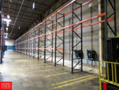 Sections of Pallet Racking to Include: (26) 18' Uprights, (144) 8' Horizontals
