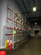 Sections of Pallet Racking to Include: (12) 18' Uprights, (60) 8' Horizontals