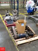 Pallets of Spare Machinery Parts to Include: Conveyor, Hopper, Dosing Whee to Include: Conveyor,