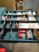 Contents of Vidmar Cabinet to Include: Automated Packaging Parts, All-Fill Shaker Parts