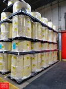 Pallets of Raw Paper Standard Yellow, 22