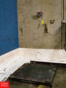 Scissor Scale Floor Scale 4' X 4', with Ohaus Defender 3000 Display Rigging Fee: $100