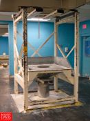 Powdered Creamer Feed Systemto Include: (1) Tote Bag Stand, (1) Hopper Rigging Fee: $800