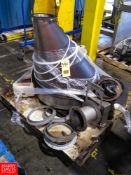 Hopper with Assorted Ducting Rigging Fee: $80