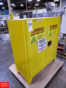 Eagle, 30 Gallon Flammable Liquid Storage Cabinet, Model: 1932LEGS