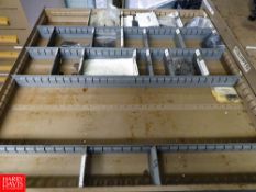 Contents of Vidmar Cabinet to Include: Lamp Bulbs, Little David Parts, Oil Seals, Bartelt Parts